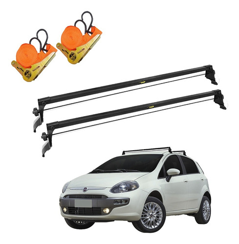 Rack Bagageiro Teto Punto 2007 A 2019 4p + 2 Catracas - 961