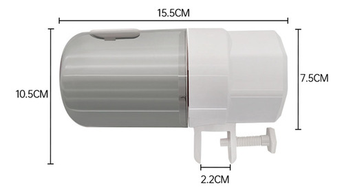 Alimentador Automático Inteligente Para Peces, Alimentador