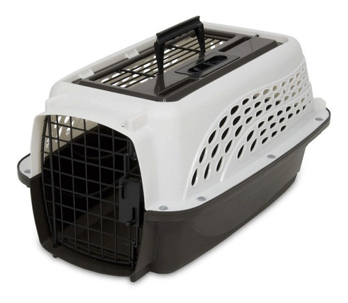 Transportadora Perro Gatos Kennel Petmate 4.5 Kg Blanca Café