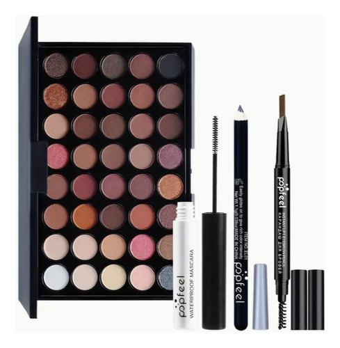 Conjunto De Sombras De Ojos Nude De 40 Colores 