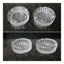 Comprar 2 Ceniceros De Cristal De Bohemia 