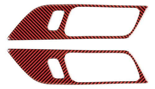 2 In 1 Car Inner Door Handle Sticker For Ford Mustang 2015-2