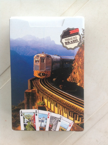 Baralho Coleção Trens Do Brasil - Curitiba - 54 Cartas