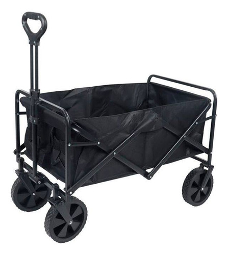 Carrito Para Compras Plegable Negro