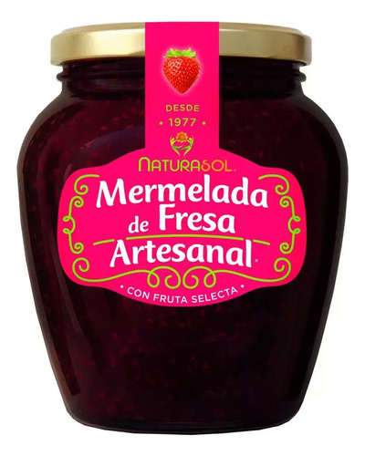 Mermelada De Fresa 100% Artesanal 870g Naturasol 