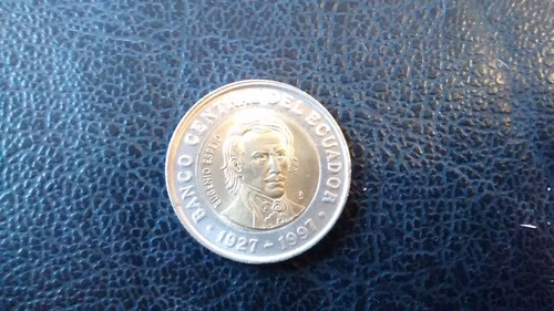 Moneda Ecuador 1000 Sucres Bimetalica 1927-1997 (z274