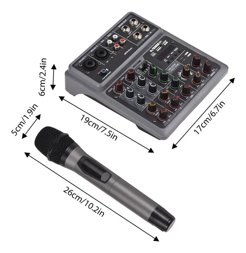 Mezclador De Audio Home Theater Studio Supply Mezclador Grab