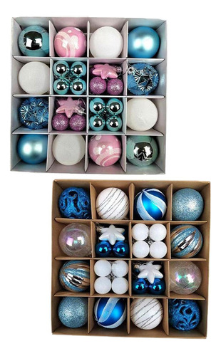 84x Christmas Balls Ornaments Decoration For Home Holiday