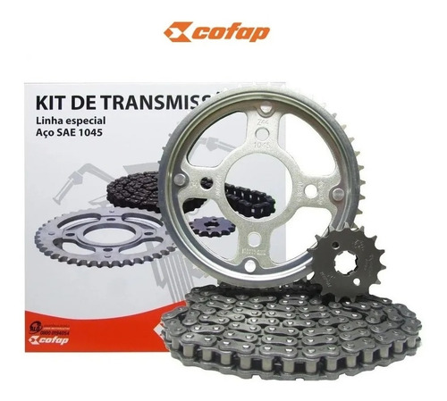Kit Relação Yamaha Ybr 125 Factor 2010 Original Cofap