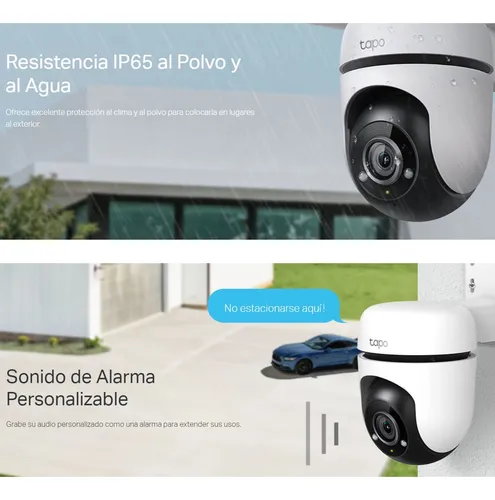 Cámara Ip Wifi Exterior Full Hd, Tp-link Tapo C500 + 256 Gb