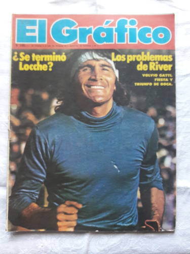 Revista El Grafico N° 2953 Año 1976 Locche Gatti River