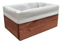 Comprar Cajones Canastos Y Cestos De Madera Decorativos Con Tela