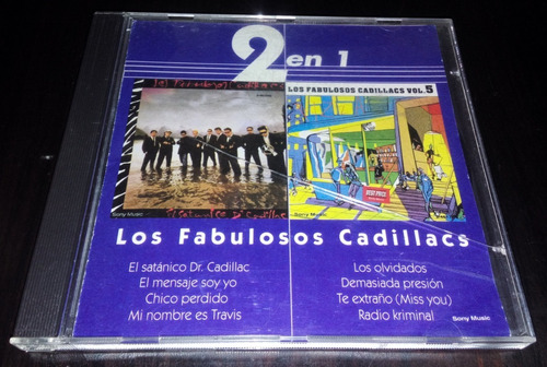 Los Fabulosos Cadillacs - 2 Albumes En Uno- Cd Edi Argentna