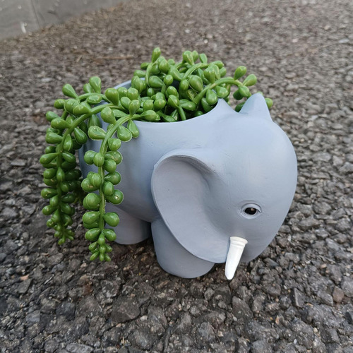 Maceta De , Maceta De Resina, Regalo Artesanal, Estatua De