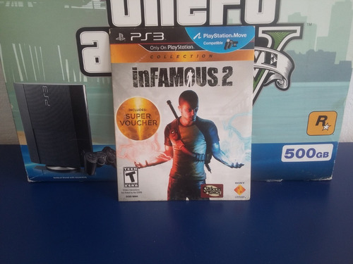 Jogo Ps3 Infamous 2 Mídia Física Original