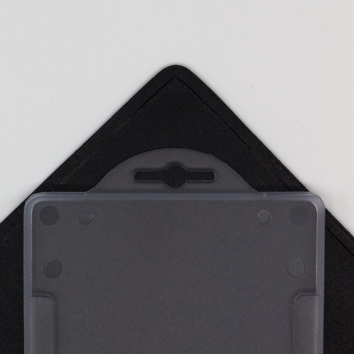 Imagen 3 de 5 de Holder Rigidos Porta Credenciales Tarjetas Pvc Horizontales Verticales Pack 100u