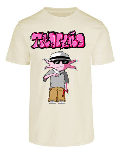 Playera Manga Corta Diseño Ajolote Cholo - Moda Urbana