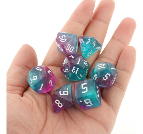 Juego De Dados Multifacéticos De 14 Uds., Juegos De Mesa,