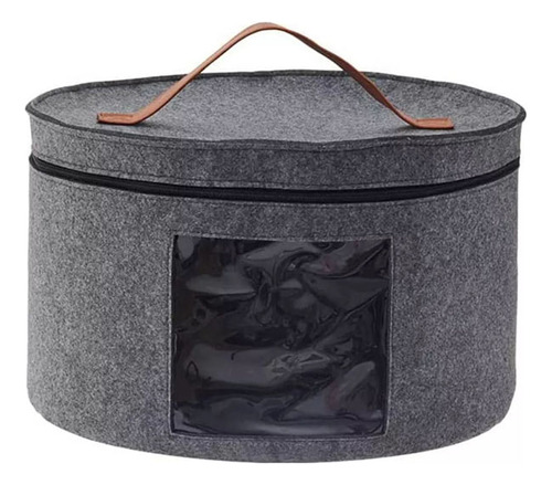 Caja De Almacenamiento De Sombreros Goklmn, 43 X 26cm, Negro