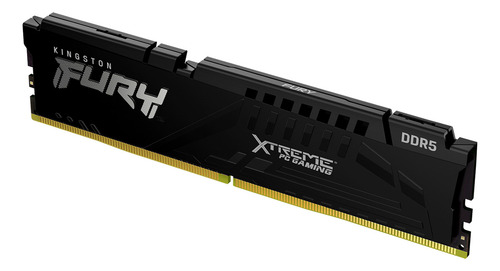 Memoria Ram Xtreme Pc Gaming Kingston Fury Beast Ddr5 32gb 5200mt/s 1x32gb Negro Rxtfb5325200bk