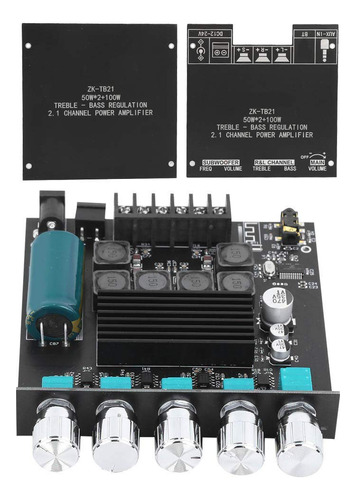 Zk-tb21 - Placa Amplificador De Alta Potencia De 2.1 Canales