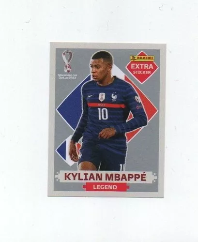 Figurinha Legend Prata Mbappé 2022