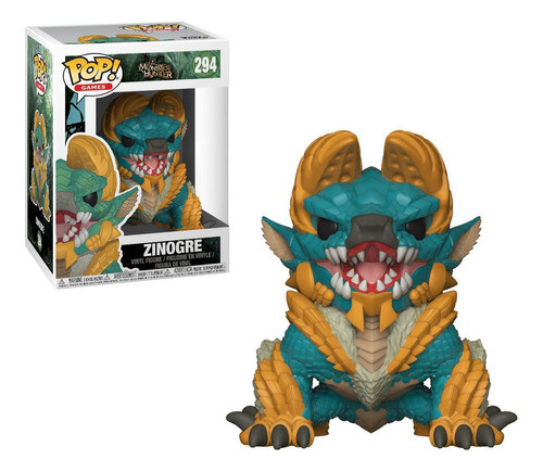 Funko Pop! Juegos: Monster Hunter Zinogre Figura #294