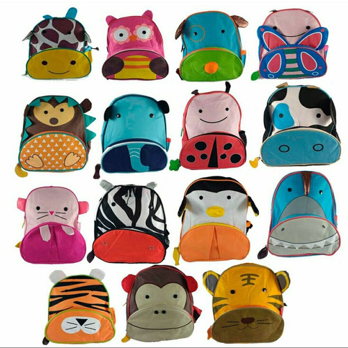 Mochila Infantil Bichinhos Importadas Variadas Acessórios