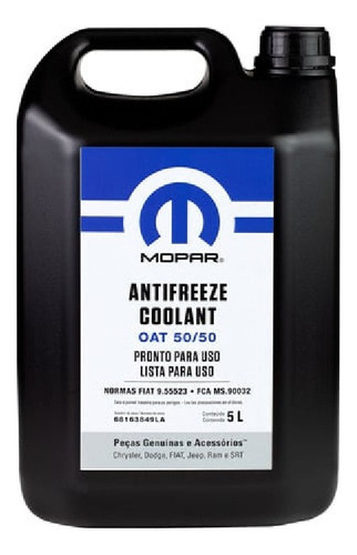 5lt Aditivo Coolante Original Mopar