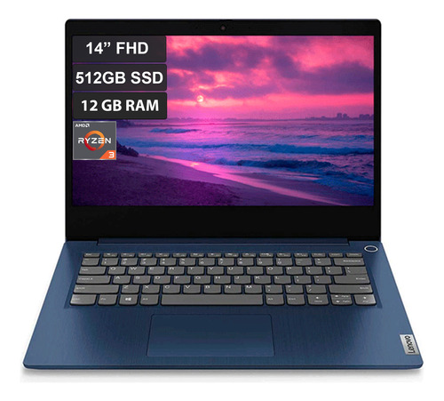 Portátil Lenovo Ideapad 14alc6 Ryzen 3 5300u 12gb 512gb 14 