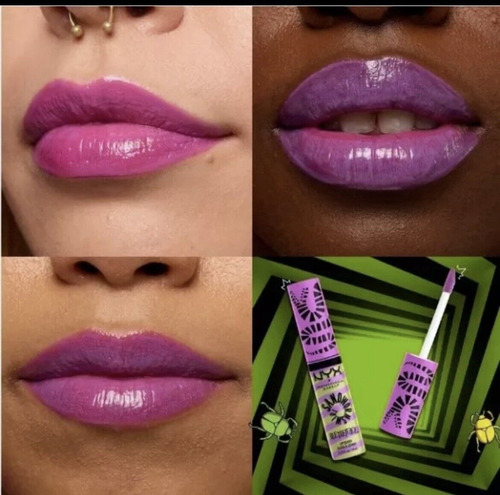 4 Lip Gloss Beetlejuice X Nyx, Original Nuevos