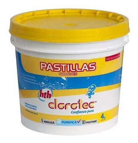 Cloro Pastilla Clorotec Grande Disolucion Lenta X 5 Kg