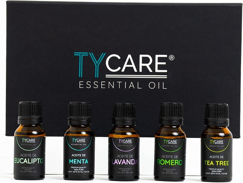 Kit De 5 Aceites Esenciales Ty Care - 15 Ml Premium Quality