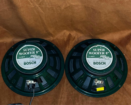 Parlantes De Auto Bosch Super Woofer 8''