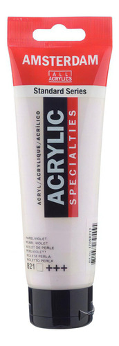 Acrílico Amsterdam Serie Standard 120ml Colores Especiales Color 821 Violeta Perla