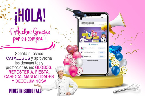 Imagen 3 de 4 de Pack X5 Palitos Porta Globos 40cm Colores Surtidos