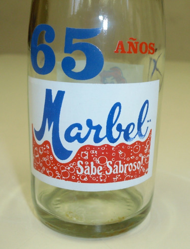 Imagen 1 de 4 de Marbel 65 Años De Barquisimeto Botella Antigua De Coleccion