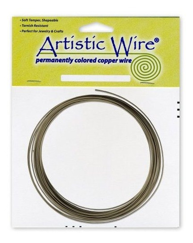 Artistic Wire  16-gauge Wire, Latón Envejecido, 25-feet