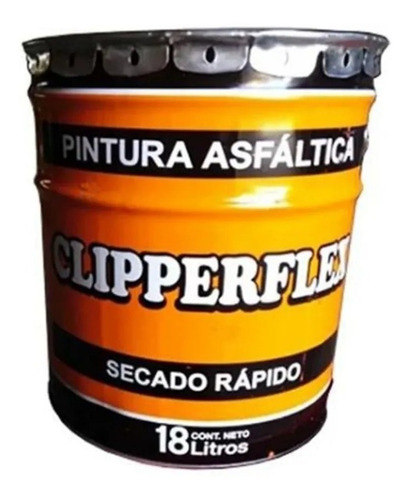 Pintura Asfaltica Clipperflex X18lt.+ Pincel Nº15 Oferta