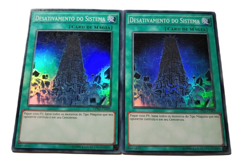 Yu-gi-oh! 2x System Down /desativamento Dosistema Op02-pt009