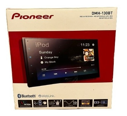 Reproductor Pantalla Pioneer 13band Aux Usb Bt Mp3 Fm 2din