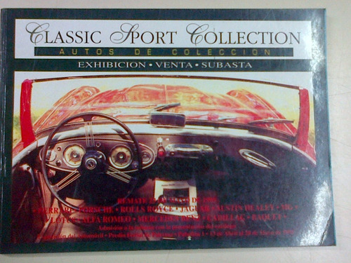 Autos De Coleccion * Classic Sport Subasta 1995 * Catalogo