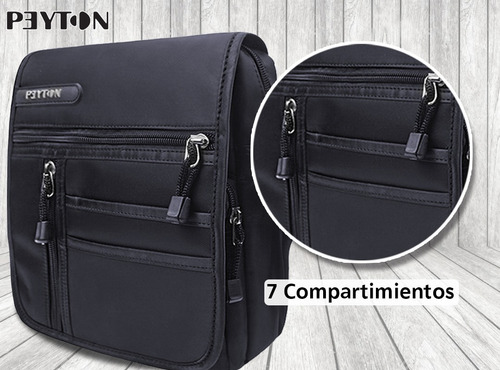 Imagen 8 de 10 de Morral Peyton Original Deportivo Urbano Unisex Reforzado New