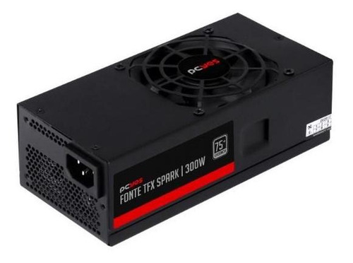 Fonte Gab Slim Tfx 300w Real Spark 75+ Pfc Ativo Pcyes