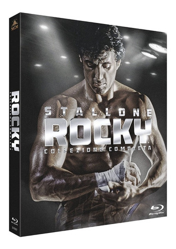 Blu Ray Rocky - Coleção 6 Filmes. Lacrado. C/luva