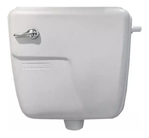 Cisterna Plastica Blanca Con Boton Frontal 