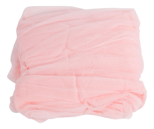 Cama Infantil De Malla Para El Hogar Con Mosquitera Rosa, Co