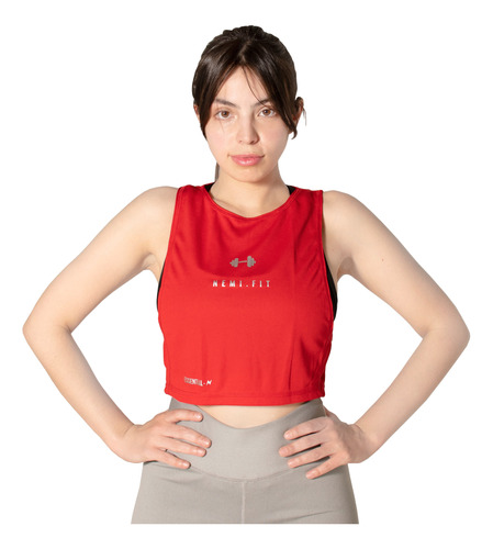 Crop Top Ombliguera Blusa Deportiva Fitness Gym Nemi.fit Bra