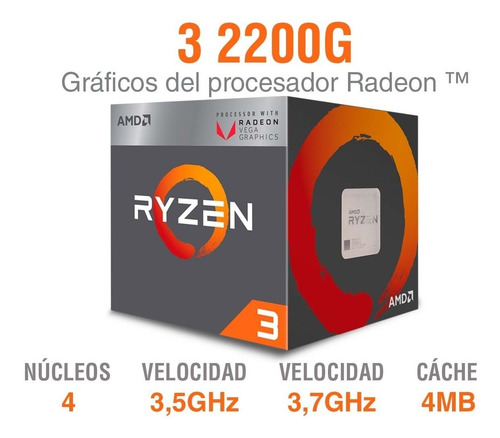 Imagen 3 de 7 de Yugen Pc Gamer Amd Ryzen 3 8gb 240gb Ssd 80 Plus Wifi