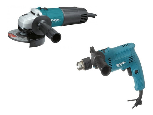 Combo Makita Taladro Percutor 1/2'' M0801b + Pulidora M0901b